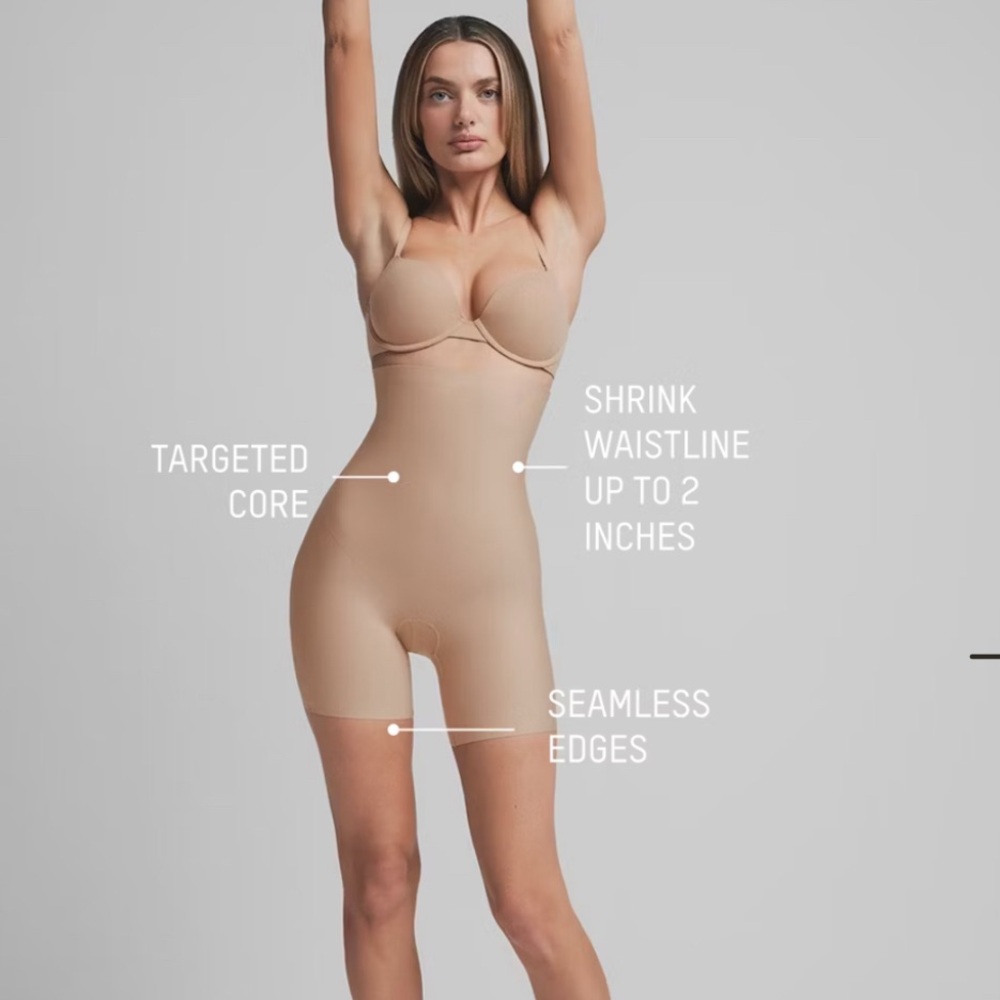 SKIMS Tan Shapewear Bodysuit